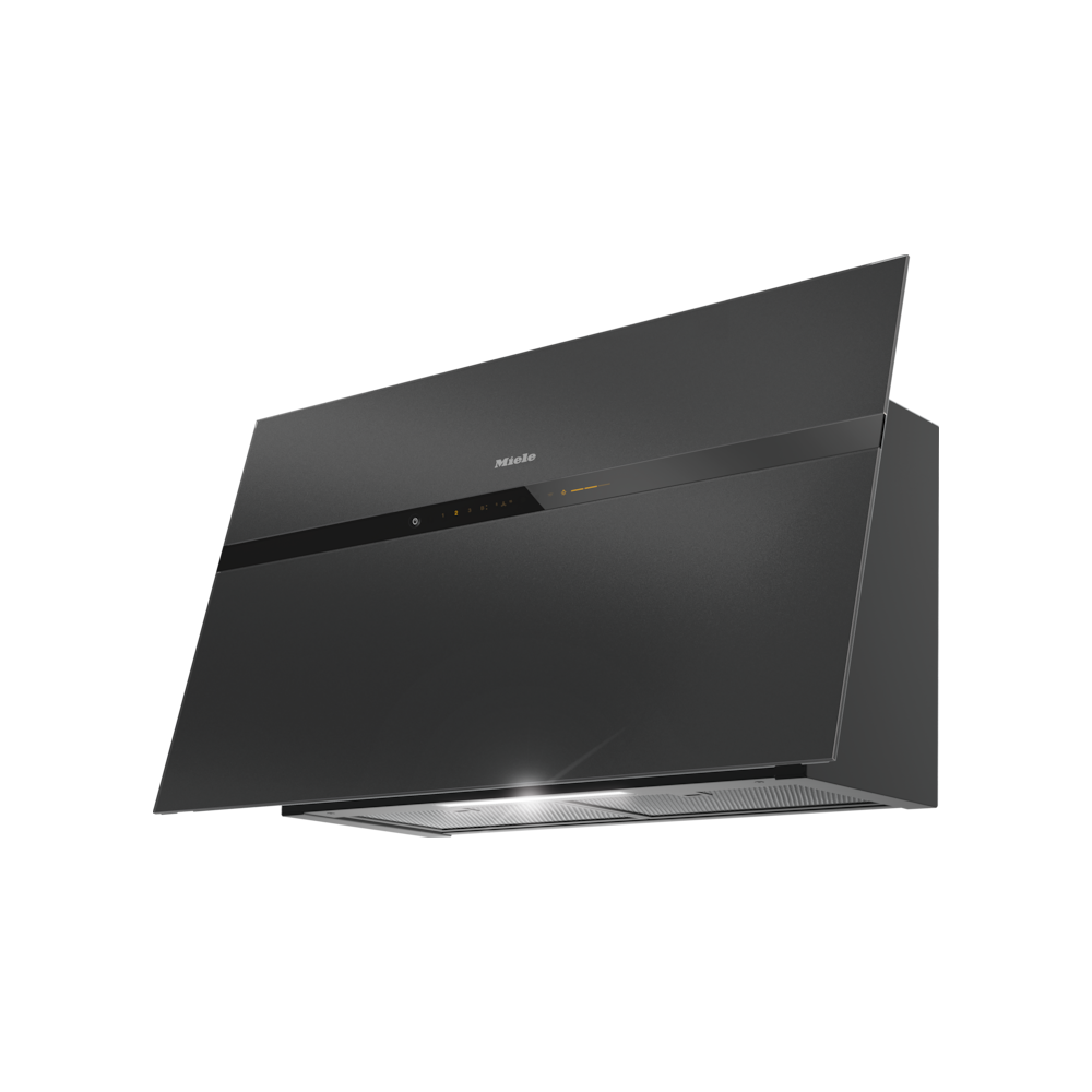 "Dettaglio design elegante cappa Miele DA 9299 W"