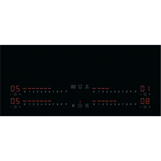 "Comandi slider touch del piano a induzione Electrolux EIV85456"