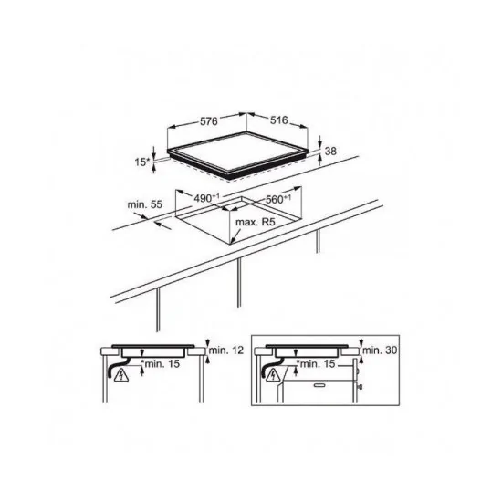 Electrolux KT6400X Piano Cottura Elettrico | Duegstore.com