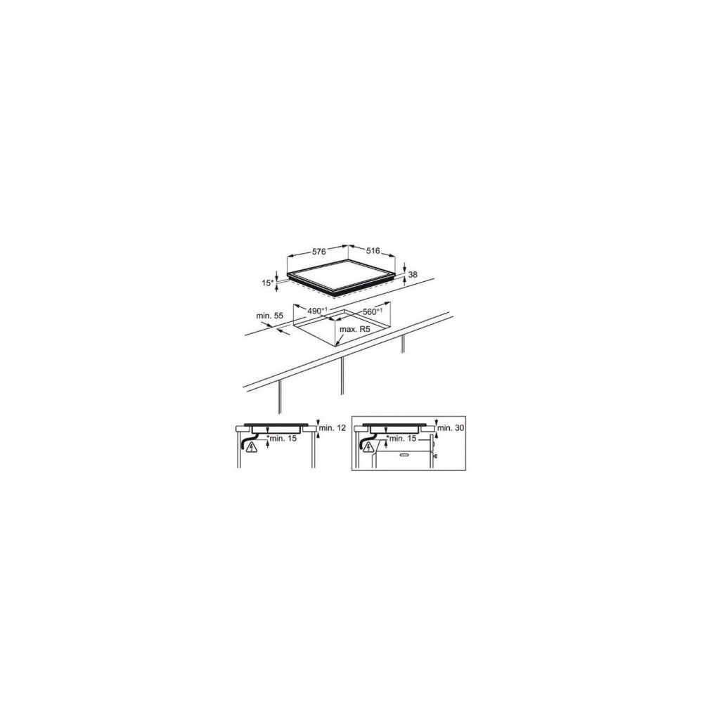 Electrolux KT6400X Piano Cocina eléctrica Duegstore.com