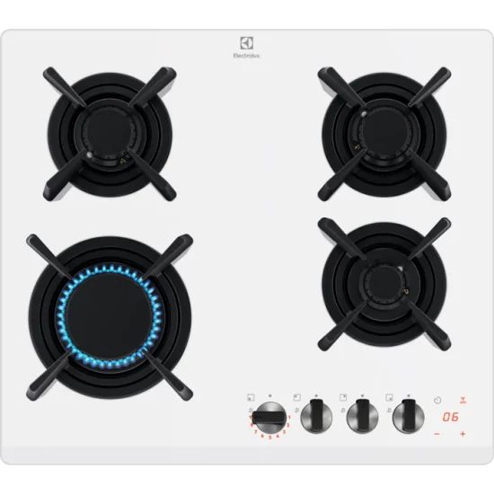 "Piano cottura a gas su vetro Electrolux KGG643753"