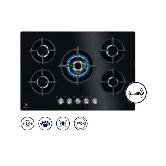 "Griglie in ghisa del piano cottura Electrolux KGG75372K"