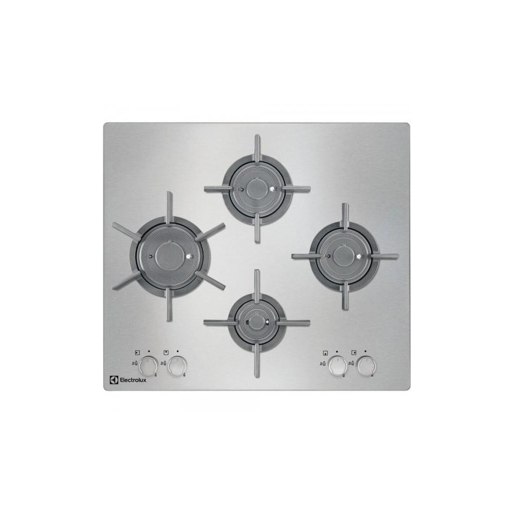 "Piano cottura a gas Electrolux PQF645UOX con fiamma verticale"