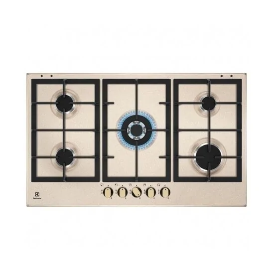 Electrolux Газовая варочная панель KGS9536R, 90 см, скоростная конфорка |Duegstore