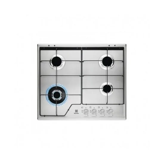 Electrolux KGS6434SX Gaskochfeld 60cm Schnellbrenner |Duegstore