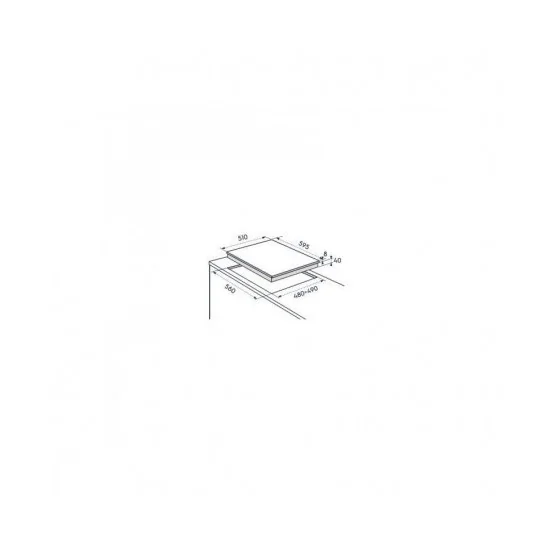 Electrolux KGS6434SX Piano Cottura Gas 60cm Speed Burner