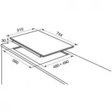 Electrolux PX750XV Piano Cottura Gas 75cm Soft Design | Duegstore