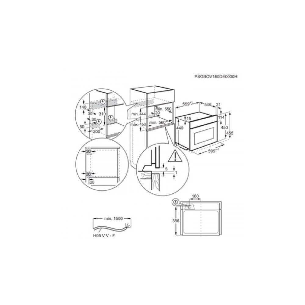 Electrolux KVBAS21WX Ofen SteamBoost angeschlossen Duegstore.com