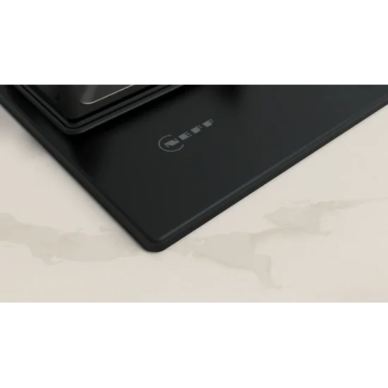 Neff T27CIQ8S0 - 燃气灶，75 厘米，搪瓷钢，黑色