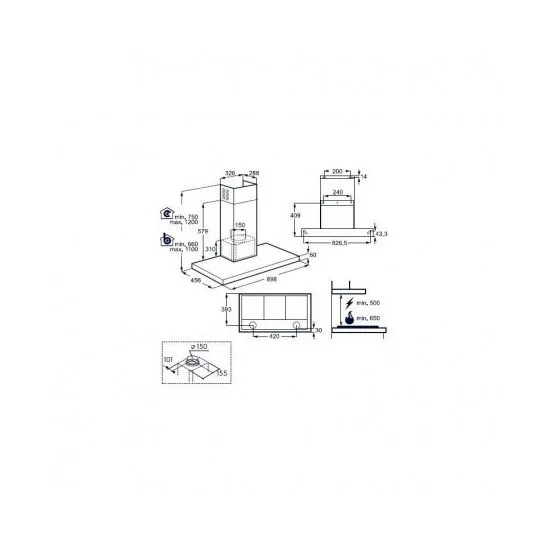 Hotte Electrolux KFTB19X Duegstore.com