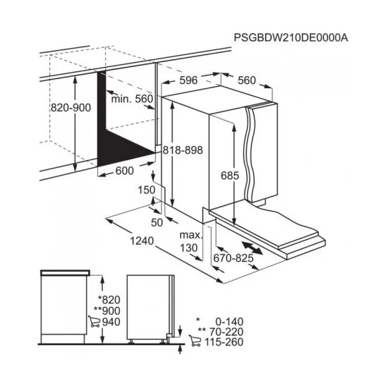 Electrolux KEZB8500W Посудомоечная машина SprayZone WiFi Duegstore.com