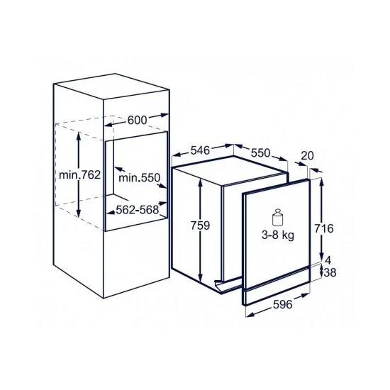 Electrolux KESC 5300 L Silencio lavavajillas incorporado 60cm SatelliteClean Duegstore.com