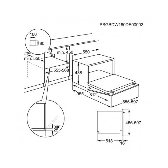 Electrolux ESL2500RO (西班牙语) 完成集成洗牌 Duegstore.com