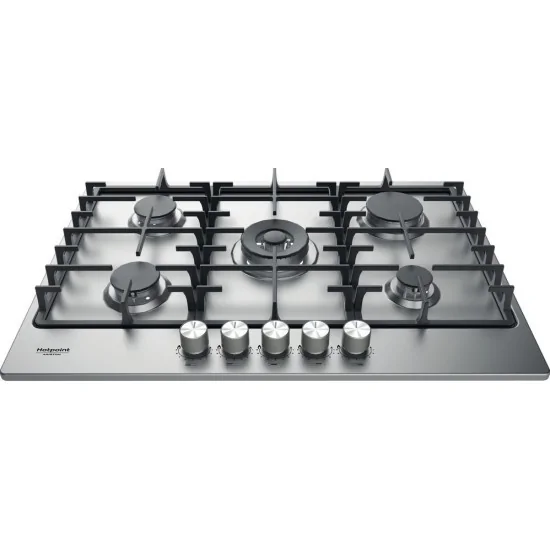 Hotpoint Ariston PPH 75G DF/IX Piano Cooking My Menu Flame Control 75cm Inox | Duegstore.com