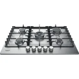 Hotpoint Ariston PPH 75G DF/IX Piano Cooking My Menu Flame Control 75cm Inox | Duegstore.com