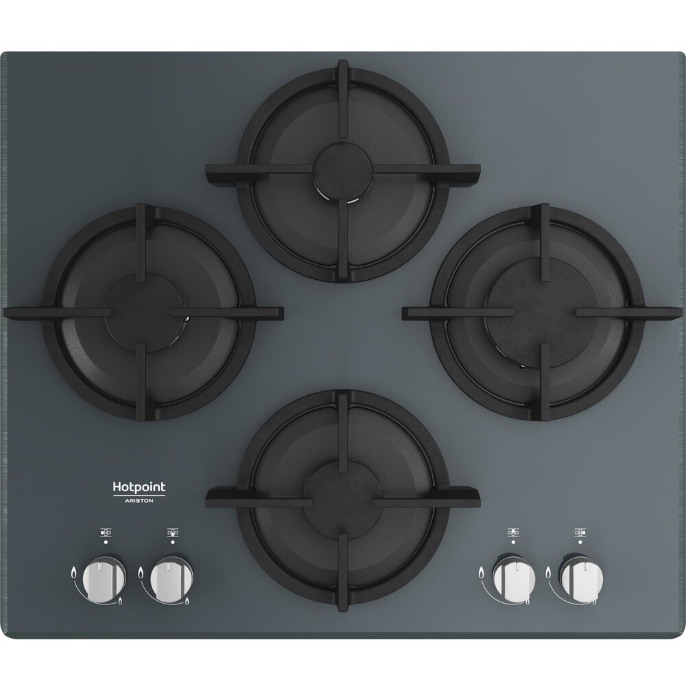Hotpoint Ariston HAGD 61S/MR | Piano Cottura Diamond 60cm 4 Fuochi Vetro M irrored | Duegstore.com