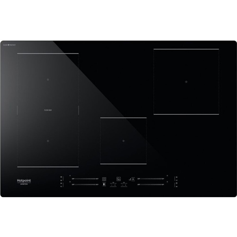 Hotpoint Ariston HS 1377C CPNE | Piano Induction 77cm 4 Zone Flexi | Duegstore.com