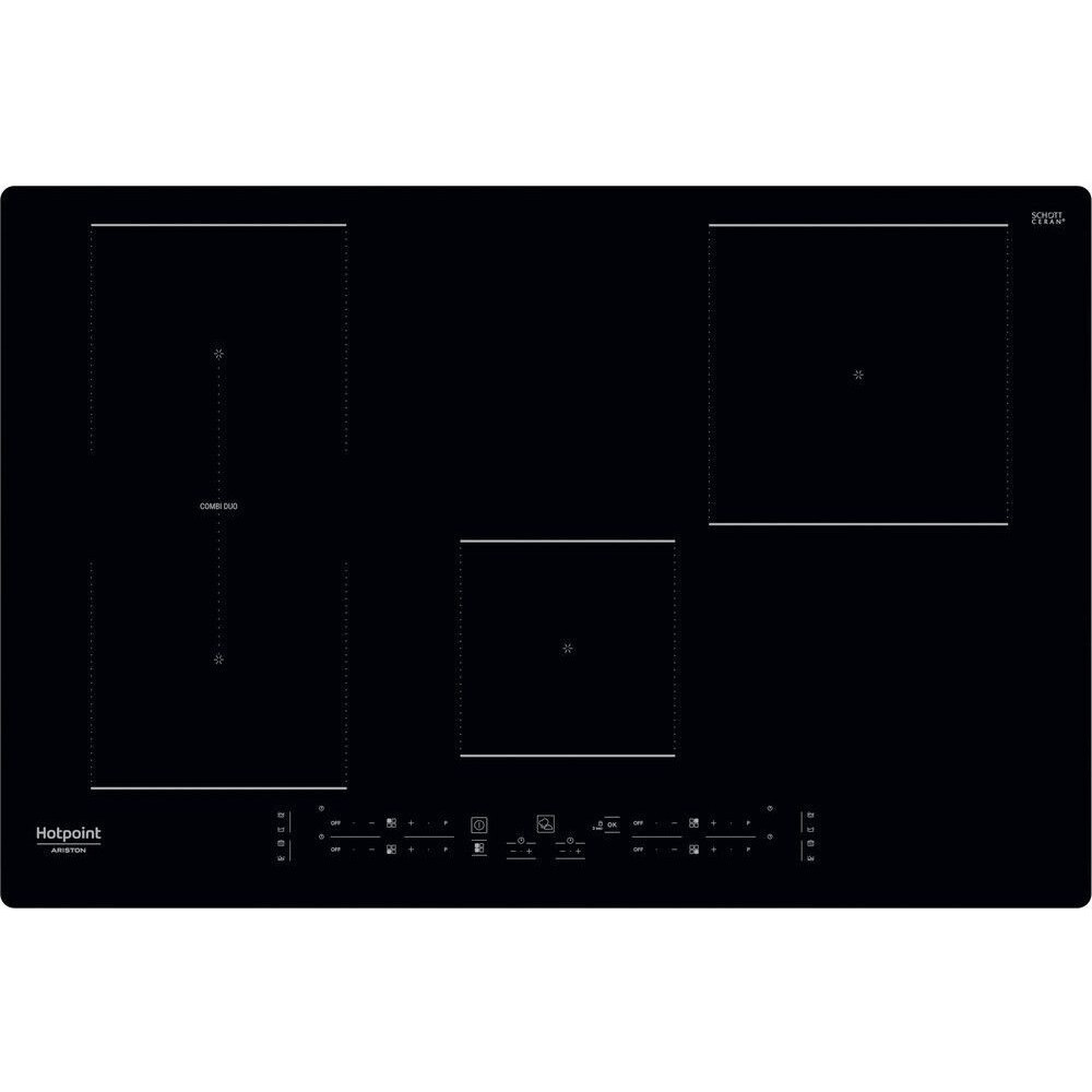 Hotpoint Ariston HB 0577B NE |Индукционная варочная поверхность 77 см, 4 зоны | Duegstore.com