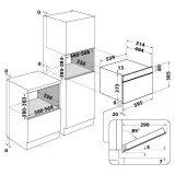 Микроволновая печь с решеткой Indesit MWI 4343 BL 25L Black