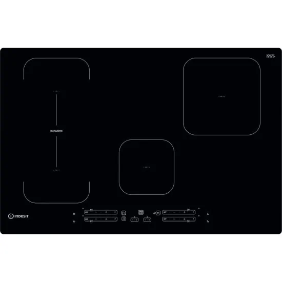 Plan Induction Indesit IB 21B77 NE 77cm 4 Zone Black | Two-way offers
