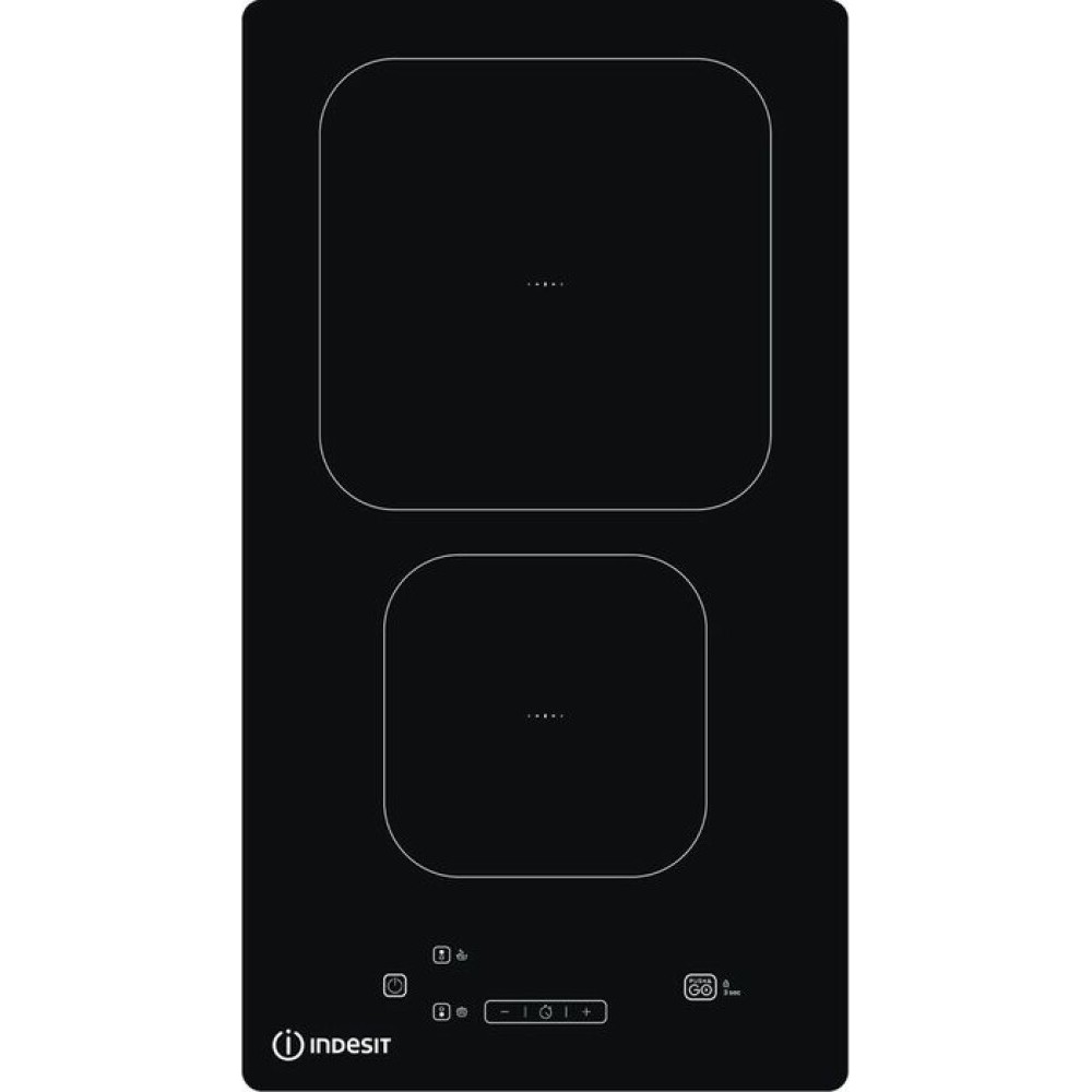 Plan de inducción Indesit IS 19Q30 NE 30cm 2 Zona Negro tención Duegstore Ofertas