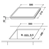 Vetroceramica Indesit AAR 160 C 60cm 4 Zone 迪格斯托尔提供公司