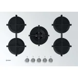 Piano Cottura Gas Indesit ING 72T/WH 75cm 5 Fuochi Vetro Bianco | Offerte Duegstore