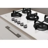 Table de cuisson à gaz Indesit ING 72T/WH 75 cm 5 feux vitrocéramique blanche | Offres Duegstore