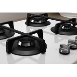 Gas Kochen Boden Indesit ING 61T/WH 60cm 4 Weißglas Kocher | Duegstore Angebote