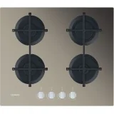 Cottura Gas Indesit ING 61T/TD 60cm 4 Fuochi Vetro Tortora 提供迪格斯托尔