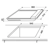 Indesit hood PIM 950 AST (GH) EX Prime 90cm - Design and Power | Duegstore.com