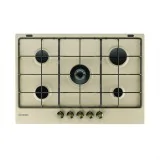 Indesit TH 752 / I (AV) 75cm Ivory - Piano Cottura Gas 5 Fuochi