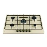 Indesit TH 752 /I (AV) 75厘米象牙色 - 5头燃气灶 | Duegstore