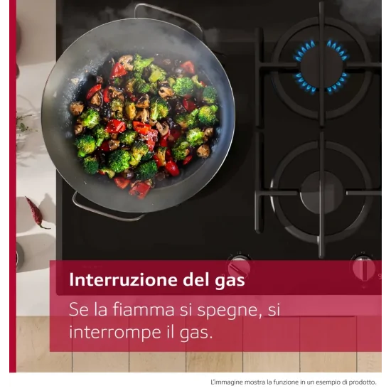 Gas hob 75 cm stainless steel t27ciq8n0