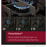 Газовая плита 75 см из нержавеющей стали T27CIQ8N0