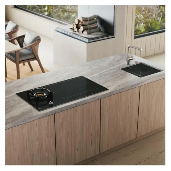 ASKO HIG 89524 MGB1 nero matt Piano Cottura 90cm Ibrido Gas/Induzione - duegstore.com