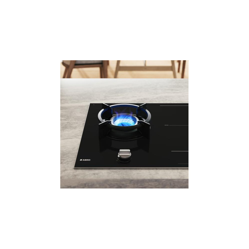 Asko HIG 89524 MGF1 Housse noire Matt Housse 90cm Hybride Gaz / Induction - https://duegstore.com/fr/2-home