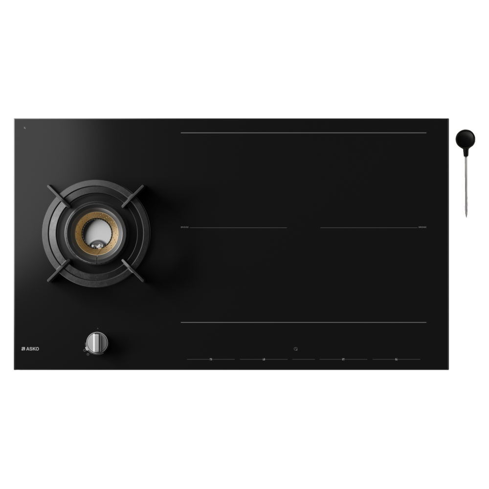 Asko hig 89524 mgf1 schwarz mattherd 90 cm hybrid gas / induktion - https://duegstore.com/de/2-home