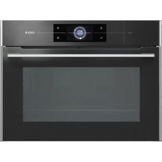 Kombinierter Ofen Asko OCSM 8478 g Elemente | Full Dampf & Mikrowelle | 45 cm Pearl Black | Duegstore