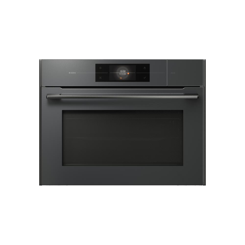 Combined oven Asko OCSM 8478 GG Elements | Full Steam & Microwave | 45 cm Pearl Gray | Duegstore