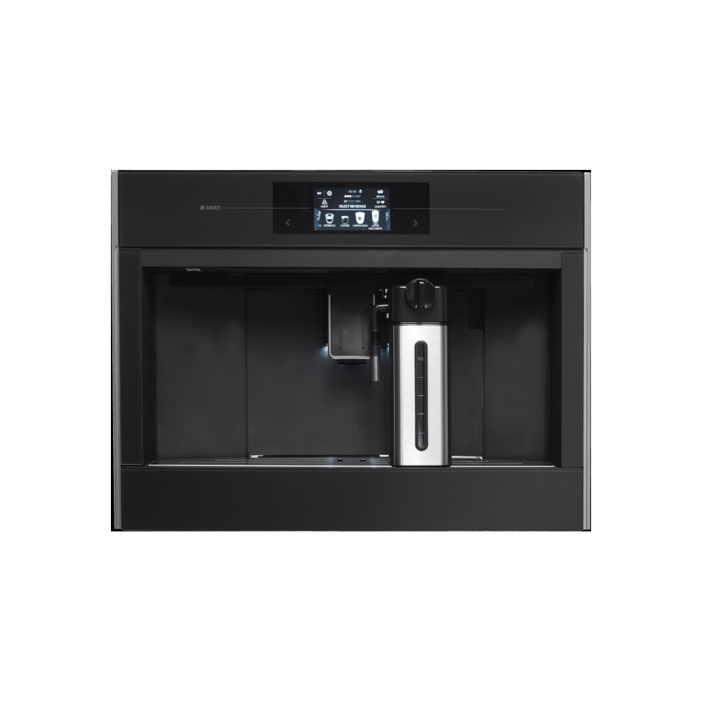 Asko CM 8478 G Кофемашина встроенная Жемчужная черная 45см | Duegstore