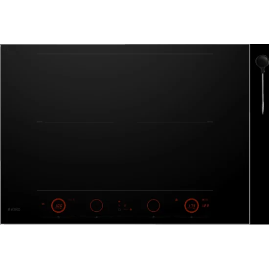 Plan d'induction Asko HID 754 GC 72cm | 4 zones | Verre noir | Duegstore