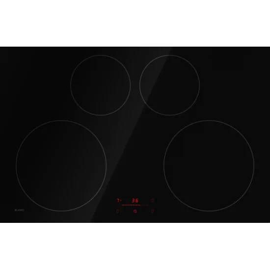 Plan d'induction Asko Bonjour 2841 FBG1 Noir Brillant 80 cm | Duegstore
