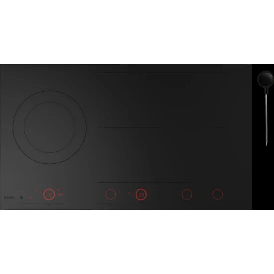 Induktionsplan AskoHid 925 MC Celsius schwarz, 90 cm | Schwarze Stahlprofile | Duegstore