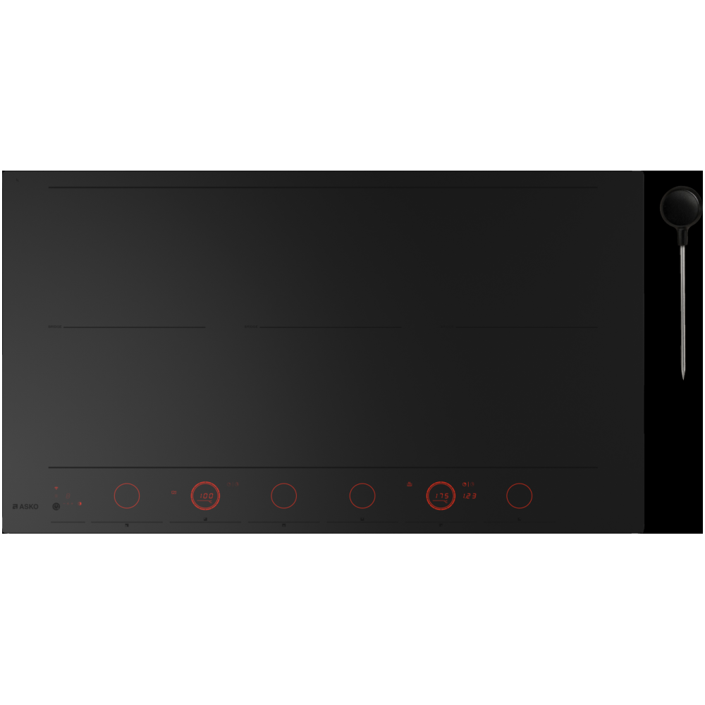Индукционный план Asko HID 956 MFC Цельсия черный, 90 см | Технологий. Цельсия | Duegstore