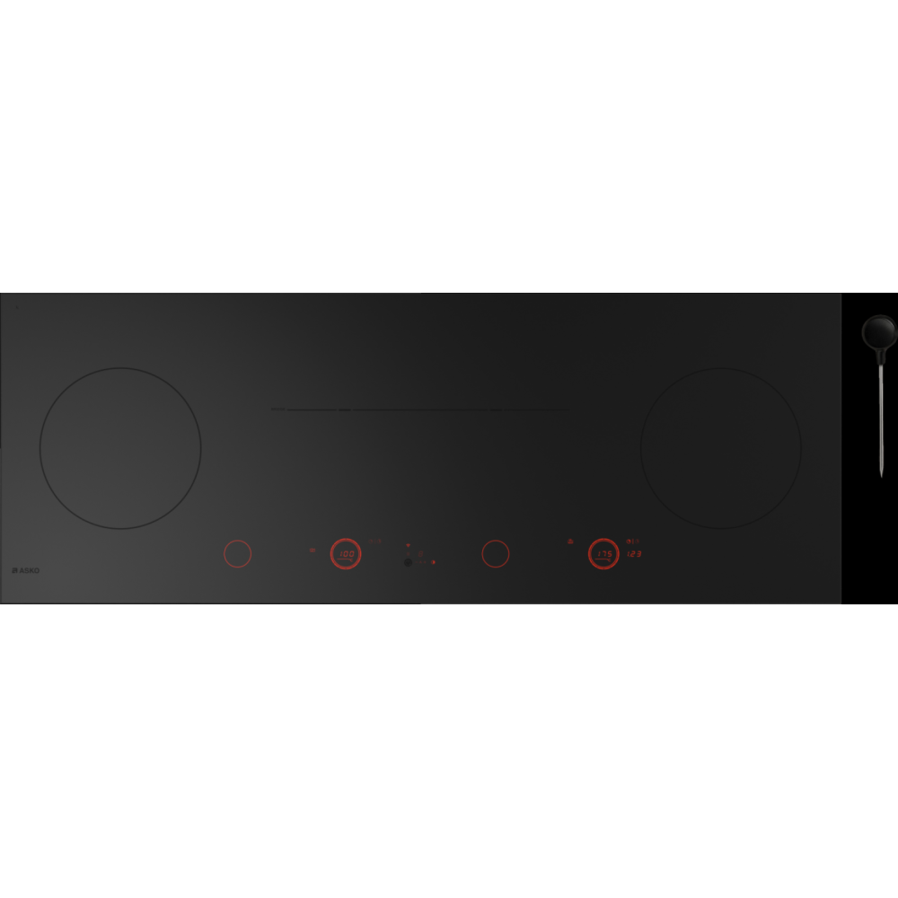 Plan de inducción Asko HID 144 MC Celsius Black, 111 cm | Perfiles de acero | Duegstore