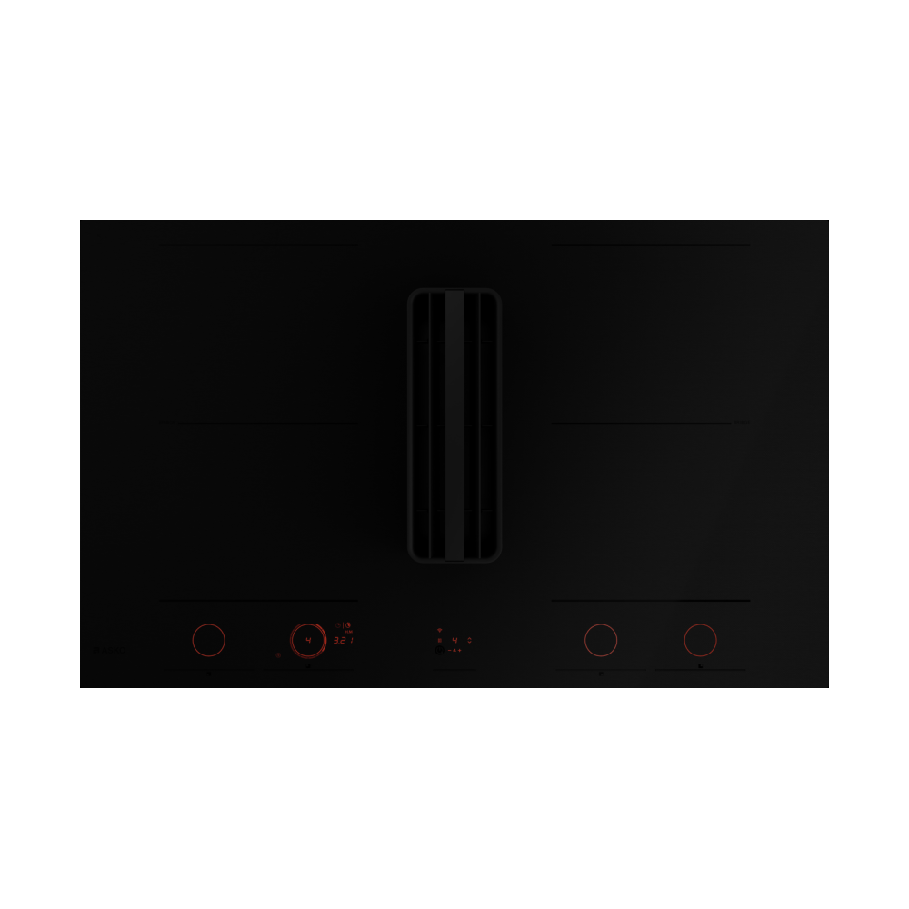 Induction plan Asko HiHD 854 MF with integrated hood, 83 cm | Duegstore