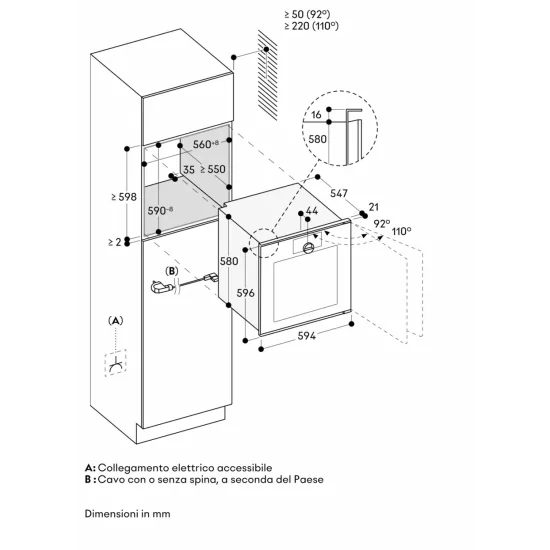 GAGGENAU GO 220 130 Furnace 60cm Sterling - rechts - Hydrolytisch - Home Connect