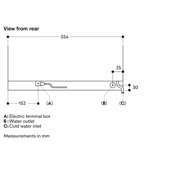 GAGGENAU GS 270 130 Furnace 60x45cm Sterling - Fisso - Right