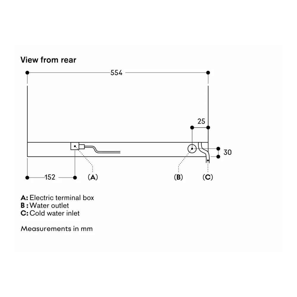 GAGGENAU GS 270 130 Furnace 60x45cm Sterling - Fisso - rechts